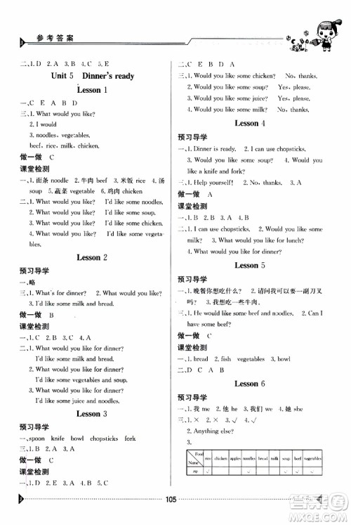金太阳教育2019年金太阳导学案英语四年级上册参考答案 金太阳教育2019年金太阳导学案英语四年级上册参考答案