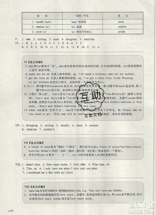 2019年华东师大版一课一练六年级英语第一学期N版增强版参考答案 2019年华东师大版一课一练六年级英语第一学期N版增强版参考答案