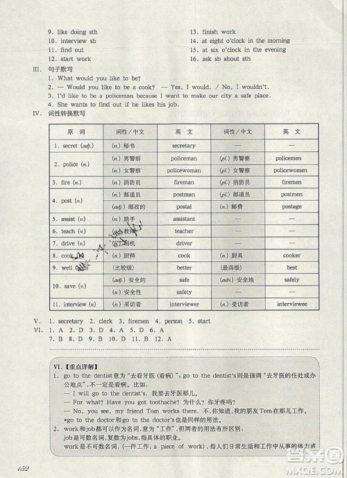 2019年华东师大版一课一练六年级英语第一学期N版增强版参考答案 2019年华东师大版一课一练六年级英语第一学期N版增强版参考答案