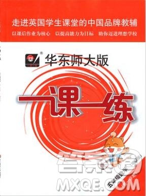 2019年华东师大版一课一练五年级数学第一学期增强版参考答案 2019年华东师大版一课一练五年级数学第一学期增强版参考答案