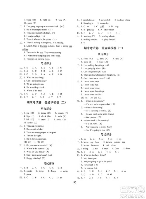 68所名校图书2019秋期末冲刺100分完全试卷四年级英语上册外研版全新版答案 68所名校图书2019秋期末冲刺100分完全试卷四年级英语上册外研版全新版答案