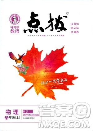 2019年荣德基特高级教师点拨物理九年级上R版人教版参考答案 2019年荣德基特高级教师点拨物理九年级上R版人教版参考答案
