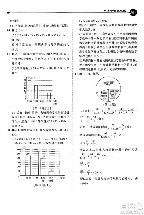2019年荣德基特高级教师点拨数学七年级上BS版北师版参考答案 2019年荣德基特高级教师点拨数学七年级上BS版北师版参考答案