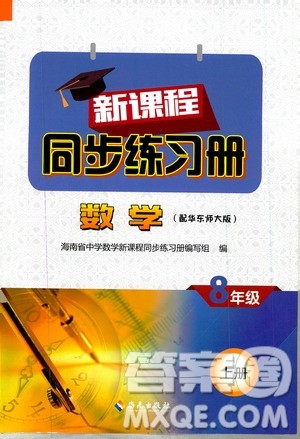 海南出版社2019新课程同步练习册数学八年级上册华东师大版答案