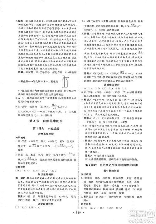 海南出版社2019新课程同步练习册化学九年级上册沪教版答案 海南出版社2019新课程同步练习册化学九年级上册沪教版答案