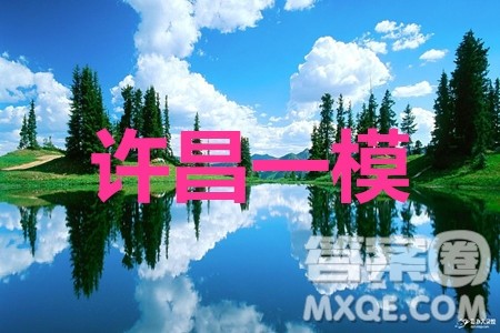 2020届许昌一模语文试题及参考答案 2020届许昌一模语文试题及参考答案