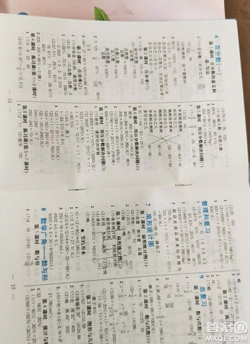 远方出版社2019年100分闯关课时作业六年级数学上册人教版答案