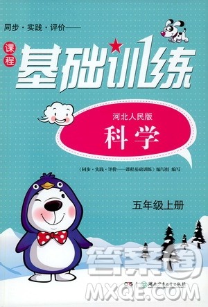 湖南少年儿童出版社2019课程基础训练五年级上册科学河北人民版答案 湖南少年儿童出版社2019课程基础训练五年级上册科学河北人民版答案