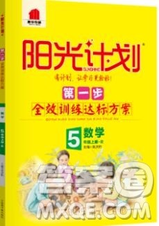 2019秋季阳光计划第一步五年级上册数学人教版答案