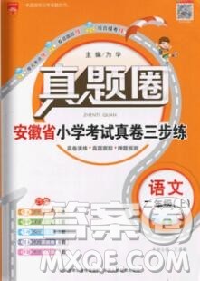 2019年安徽省真题圈小学试卷真卷三步练二年级语文上册答案