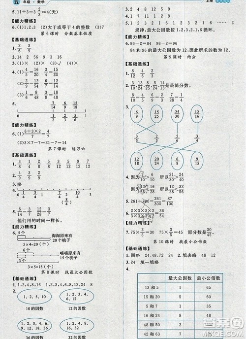 延边人民出版社2019年百分学生作业本题练王五年级数学上册北师大版答案 延边人民出版社2019年百分学生作业本题练王五年级数学上册北师大版答案