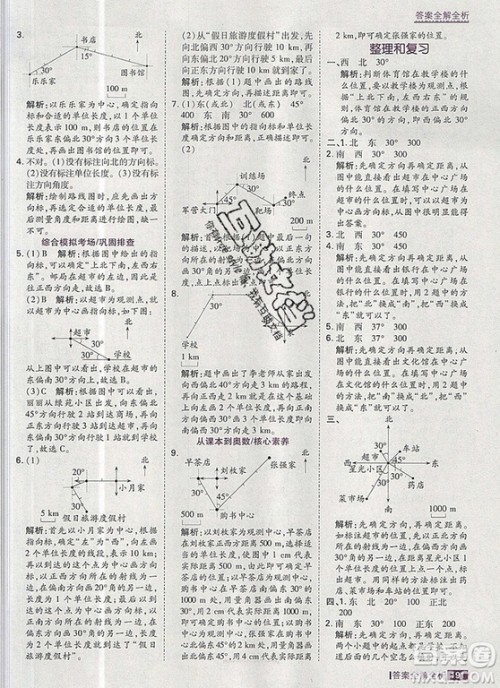 2019年考点集训与满分备考六年级数学上册人教版答案