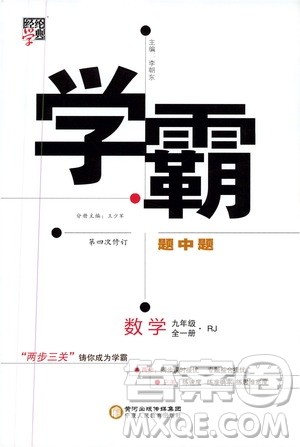 2019年经纶学典学霸题中题数学九年级全一册RJ人教版参考答案