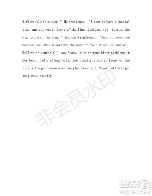 学生双语报2019-2020学年RX版浙江专版高二Book5第8期测试题参考答案