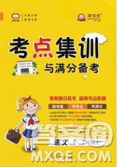 2019年考点集训与满分备考二年级语文上册人教版答案