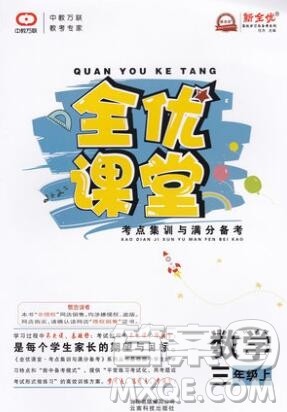 2019年人教版全优课堂考点集训与满分备考三年级数学上册答案