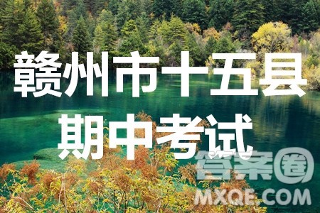2020届赣州市十五县市高三11月期中联考语文试题及参考答案