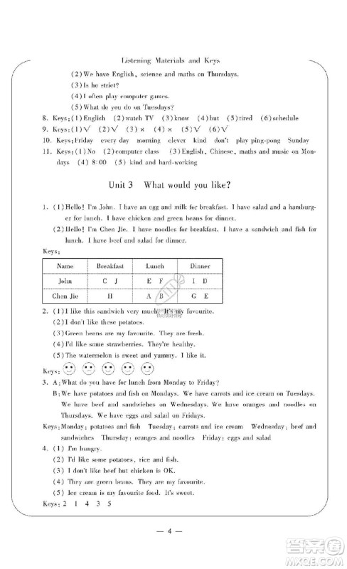 宁波出版社2019新课标学习方法指导丛书五年级英语上册人教版答案 宁波出版社2019新课标学习方法指导丛书五年级英语上册人教版答案