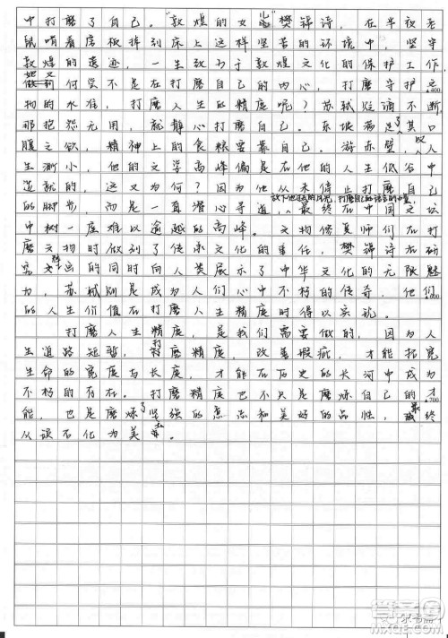 打磨人生的精度议论文作文800字 关于打磨人生的精度的议论文800字