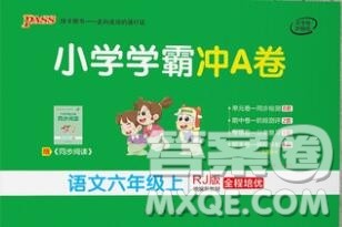 陕西师范大学出版社2019年小学学霸冲A卷六年级语文上册人教版答案 陕西师范大学出版社2019年小学学霸冲A卷六年级语文上册人教版答案