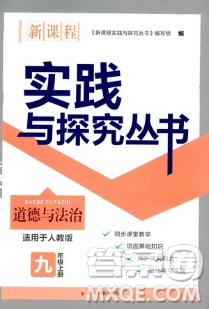 2019年新课程实践与探究丛书道德与法治九年级上册人教版参考答案