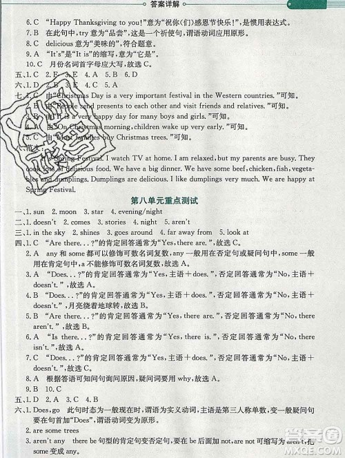 陕西人民教育出版社2019秋小学教材全解六年级英语上册闽教版答案 陕西人民教育出版社2019秋小学教材全解六年级英语上册闽教版答案
