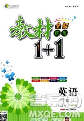 新疆青少年出版社2019秋外研版教材全解1加1六年级英语上册答案