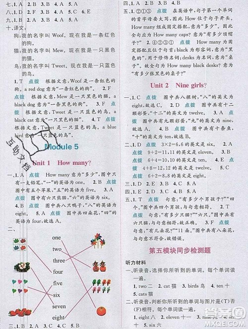 新疆青少年出版社2019秋外研版教材全解1加1三年级英语上册答案 新疆青少年出版社2019秋外研版教材全解1加1三年级英语上册答案