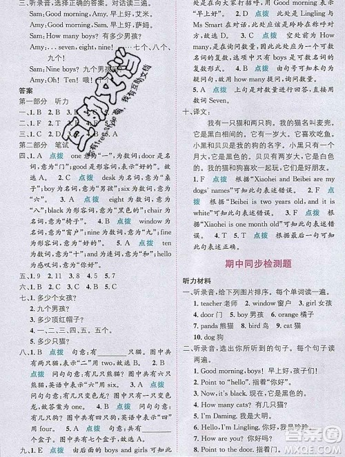新疆青少年出版社2019秋外研版教材全解1加1三年级英语上册答案 新疆青少年出版社2019秋外研版教材全解1加1三年级英语上册答案