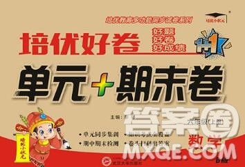 武汉大学出版社2019秋新版培优好卷单元期末卷六年级数学苏教版B版答案