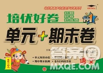 武汉大学出版社2019秋新版培优好卷单元期末卷六年级语文人教版A版答案