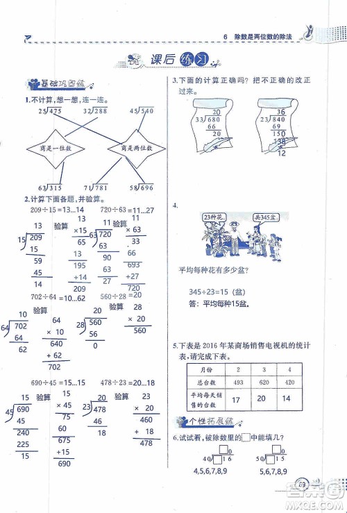 云南科技出版社2019创新成功学习同步导学同步解析与测评数学四年级上册人教版答案 云南科技出版社2019创新成功学习同步导学同步解析与测评数学四年级上册人教版答案