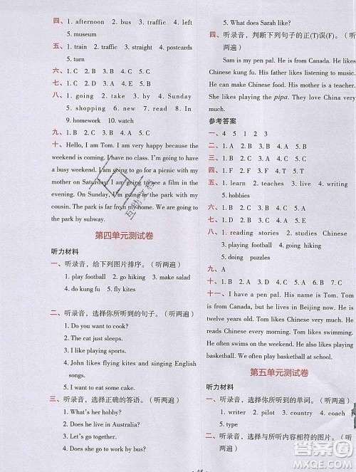 吉林出版集团股份有限公司2019年学霸成长课堂六年级英语人教版答案 吉林出版集团股份有限公司2019年学霸成长课堂六年级英语人教版答案