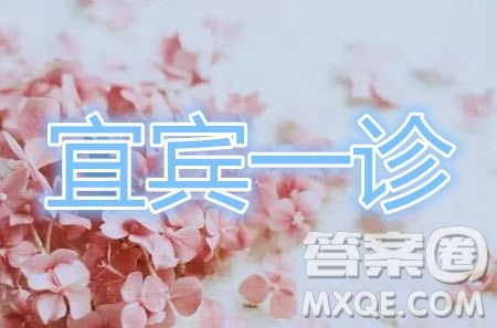 宜宾市普通高中2017级一诊语文参考答案