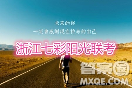 2019年浙江省七彩阳光新高考研究联盟高考适应性考试高三化学试题及参考答案