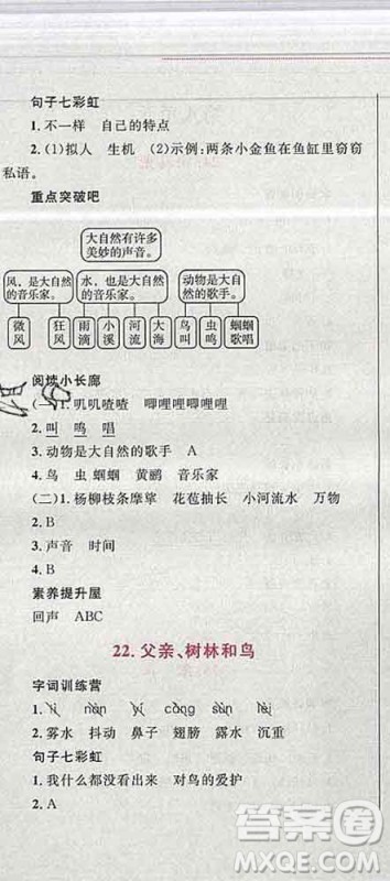 2019年小学同步考优化设计小超人作业本三年级语文上册人教版答案 2019年小学同步考优化设计小超人作业本三年级语文上册人教版答案