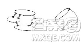 见下两图，可知不能一次不重复地走遍所有的小桥，因为下右图有4个奇点。