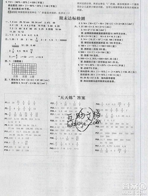 新世界出版社2019秋乐学一起练六年级数学上册北师版答案 新世界出版社2019秋乐学一起练六年级数学上册北师版答案
