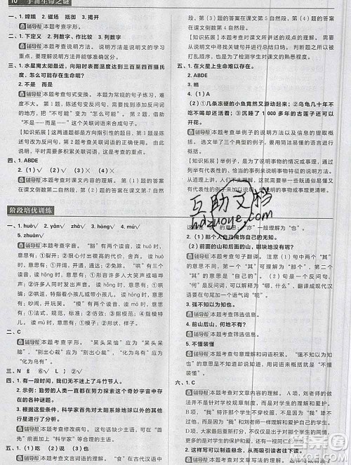 新世界出版社2019秋乐学一起练六年级语文上册人教版答案 新世界出版社2019秋乐学一起练六年级语文上册人教版答案