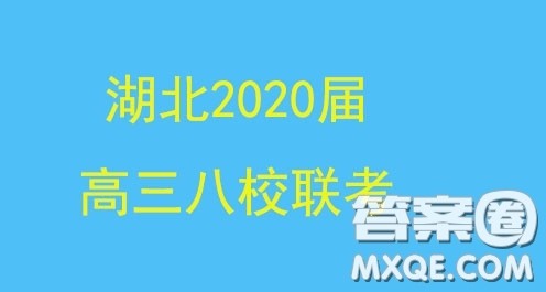 湖北2020届高三八校第一次联考文科数学试题答案 湖北2020届高三八校第一次联考文科数学试题答案