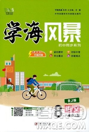 宇恒文化2019年学海风暴初中同步系列语文八年级上册RJ人教版参考答案