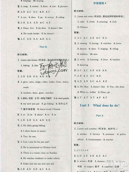 2019年秋新版小学同步测控优化设计六年级英语上册人教增强版陕西专版答案 2019年秋新版小学同步测控优化设计六年级英语上册人教增强版陕西专版答案