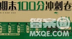 2019期末100分冲刺卷五年级数学上册人教版答案