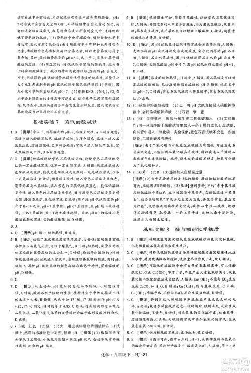 经纶学典2020年学霸题中题化学九年级下册沪教版HJ答案 经纶学典2020年学霸题中题化学九年级下册沪教版HJ答案