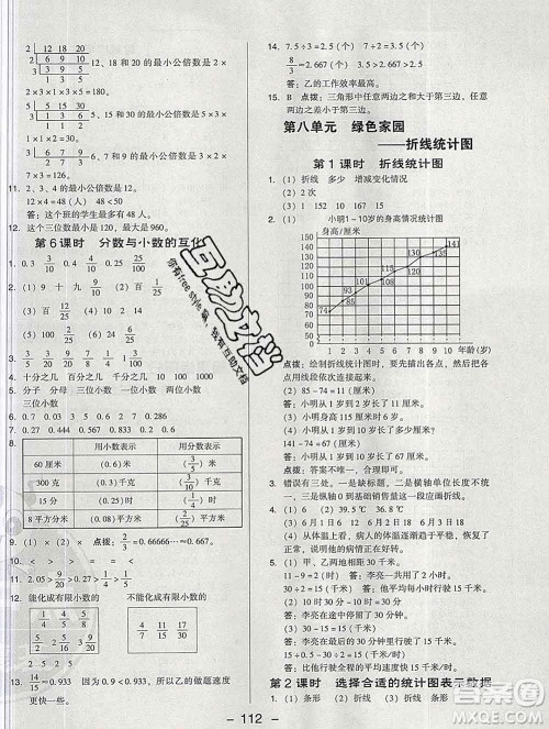 2020综合应用创新题典中点四年级数学下册青岛版答案