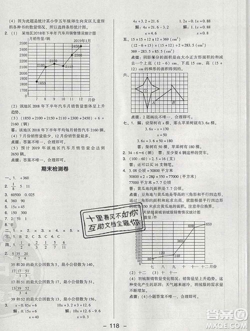 2020综合应用创新题典中点四年级数学下册青岛版答案