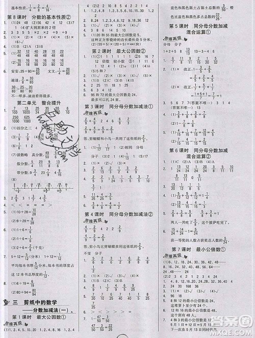 延边大学出版社2020新版世纪金榜金榜小博士五年级数学下册青岛版答案 延边大学出版社2020新版世纪金榜金榜小博士五年级数学下册青岛版答案