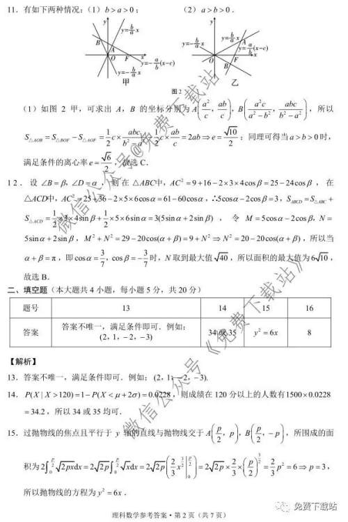云南师大附中2020届高三第五次月考理科数学试题及答案 云南师大附中2020届高三第五次月考理科数学试题及答案