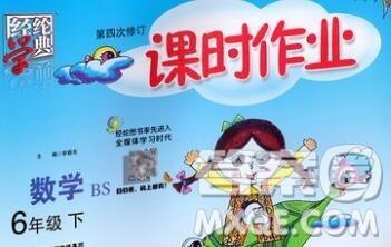 宁夏人民教育出版社2020春经纶学典课时作业六年级数学下册北师版答案