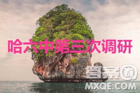 哈六中2019—2020学年度高三上第三次调研考试英语试卷及答案